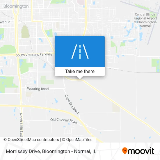 Morrissey Drive map