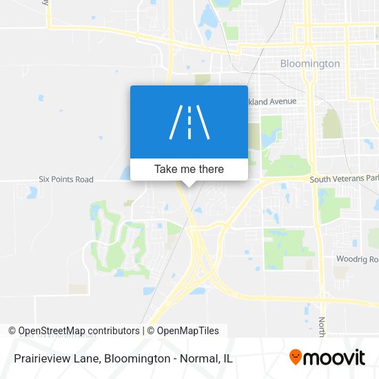 Prairieview Lane map