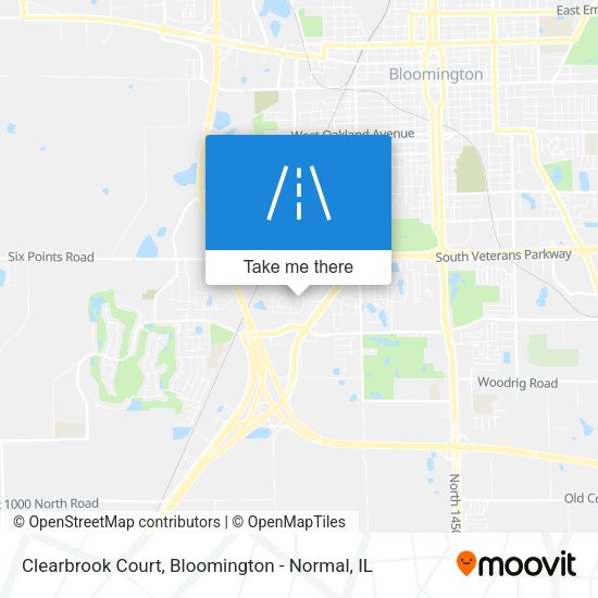 Clearbrook Court map