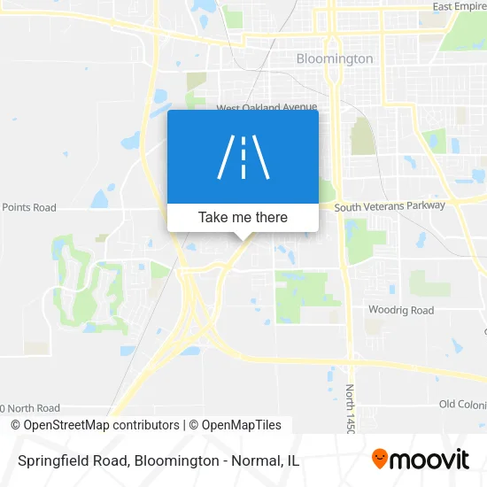 Springfield Road map