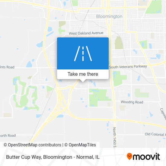 Butter Cup Way map