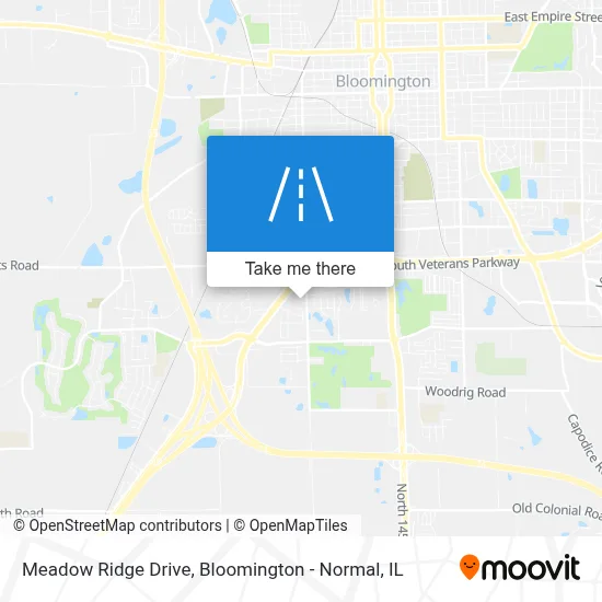 Meadow Ridge Drive map