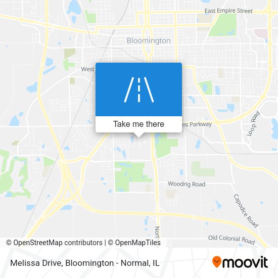 Melissa Drive map