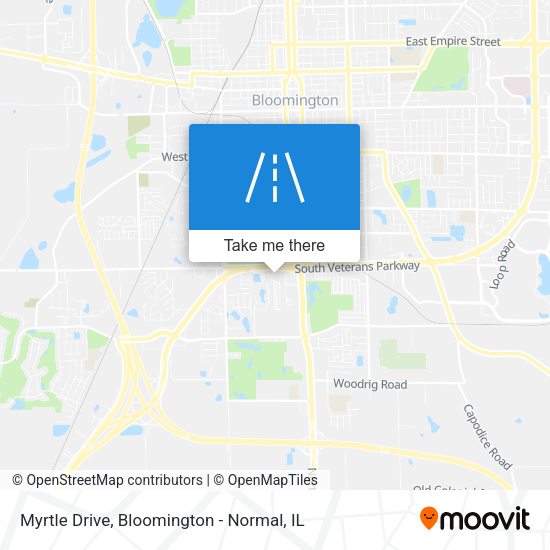 Myrtle Drive map
