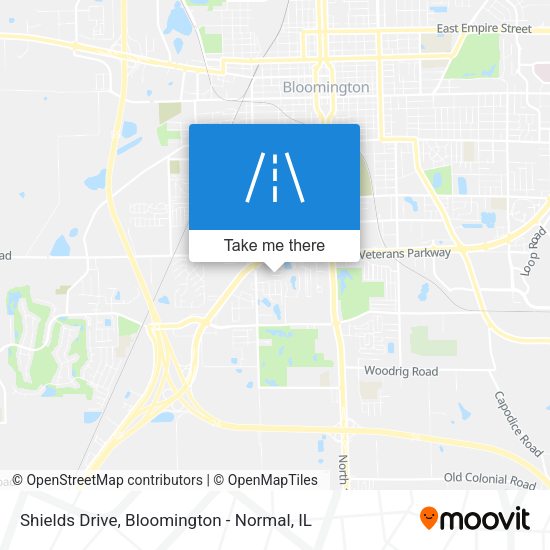 Shields Drive map