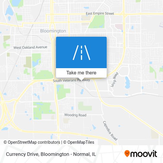 Currency Drive map