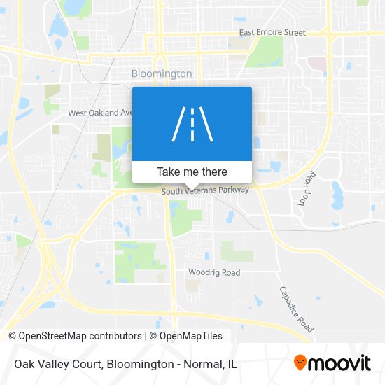 Mapa de Oak Valley Court
