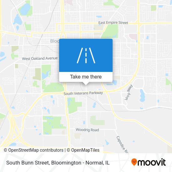 Mapa de South Bunn Street