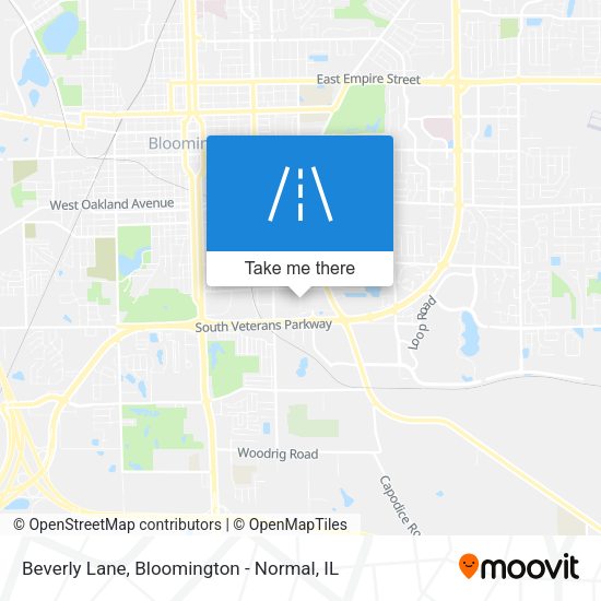 Beverly Lane map