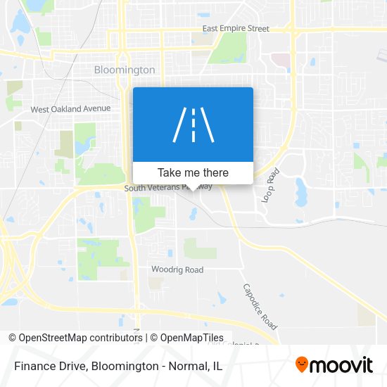 Finance Drive map