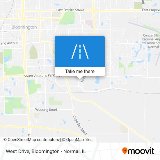 West Drive map