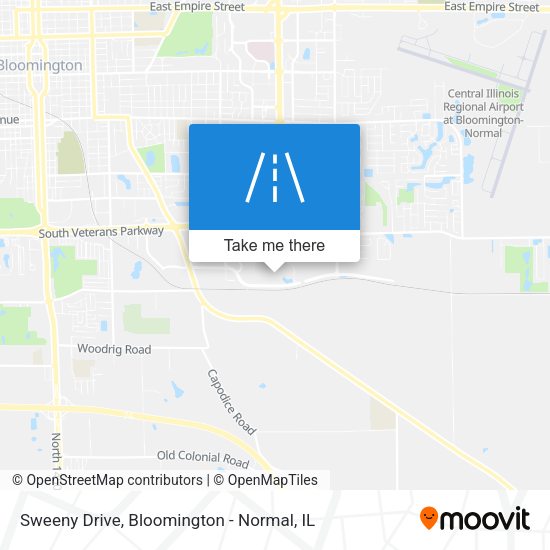 Sweeny Drive map