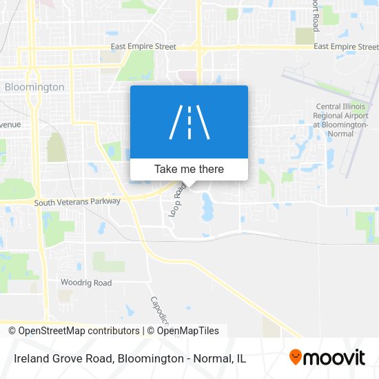 Ireland Grove Road map