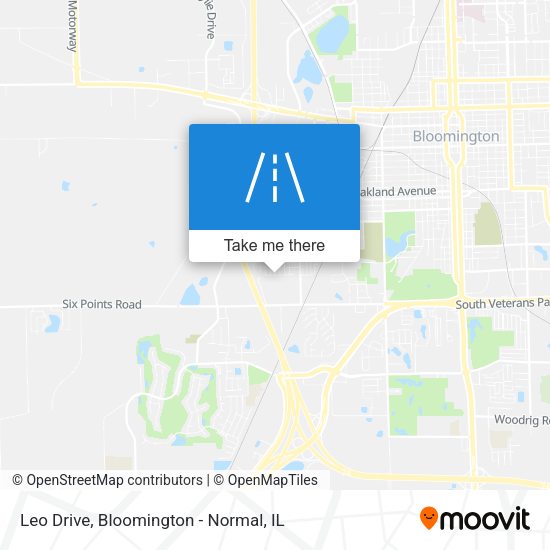 Leo Drive map