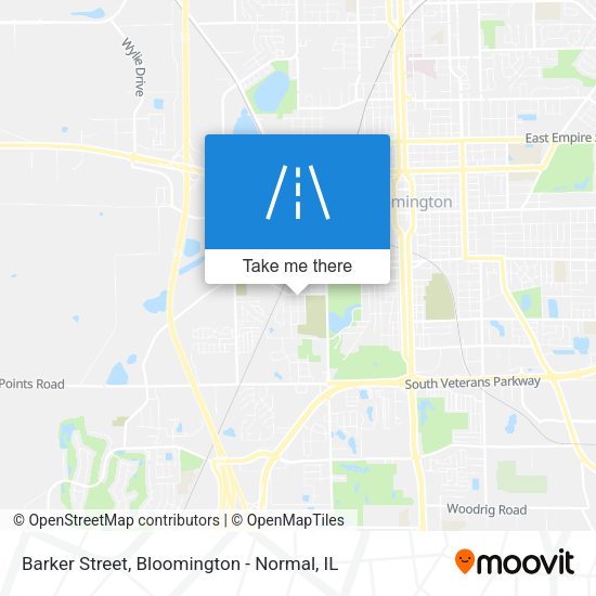 Barker Street map