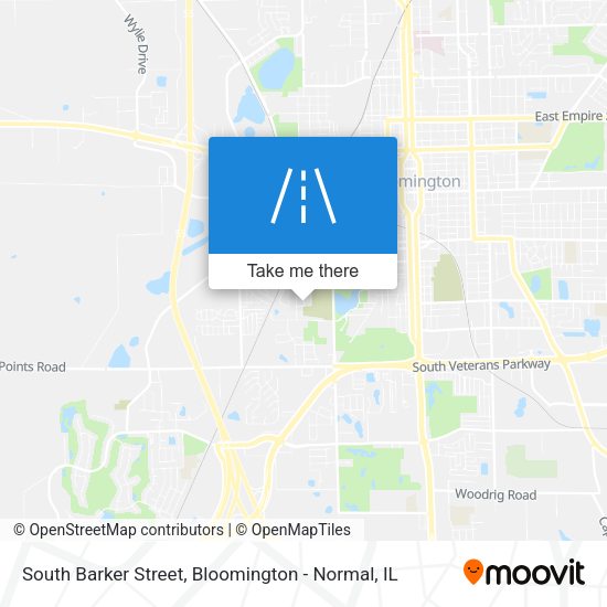 South Barker Street map
