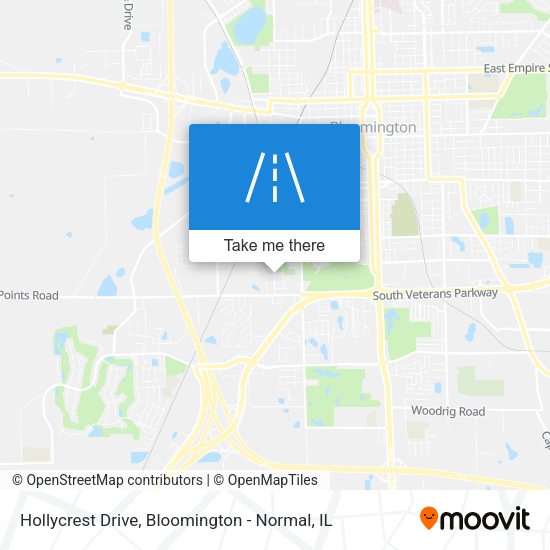 Mapa de Hollycrest Drive