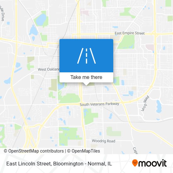 East Lincoln Street map