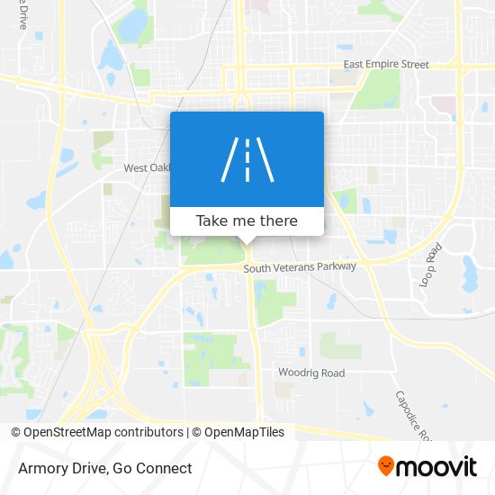 Armory Drive map