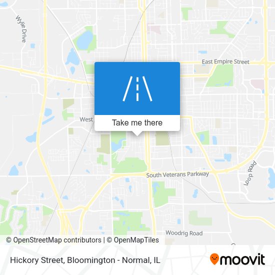 Hickory Street map