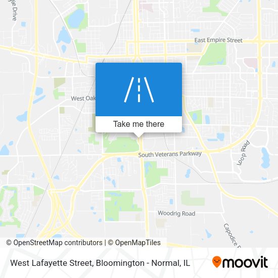 West Lafayette Street map