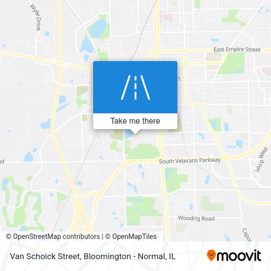 Van Schoick Street map