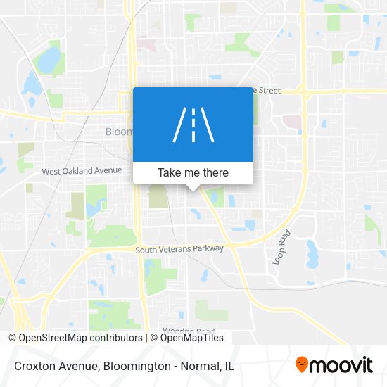 Croxton Avenue map
