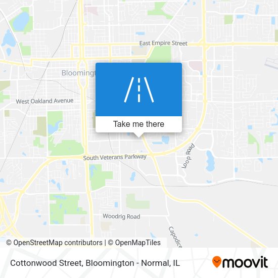 Mapa de Cottonwood Street