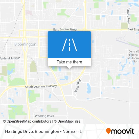 Hastings Drive map