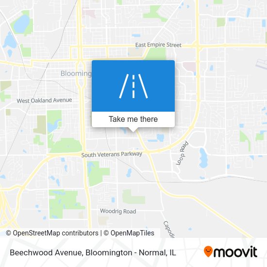 Beechwood Avenue map