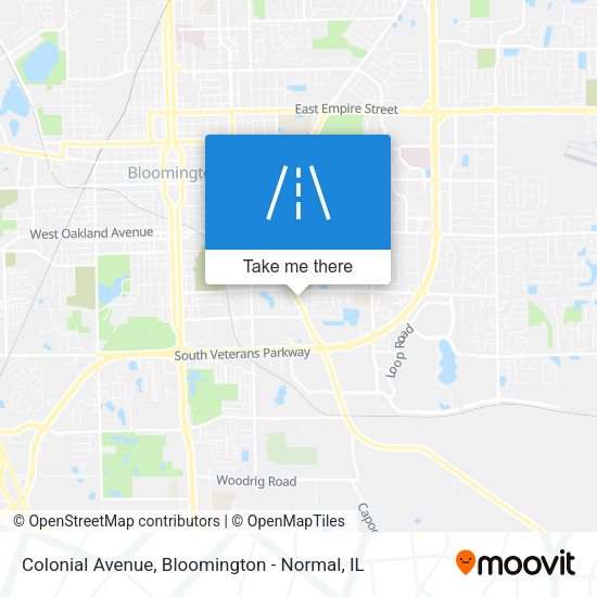 Colonial Avenue map