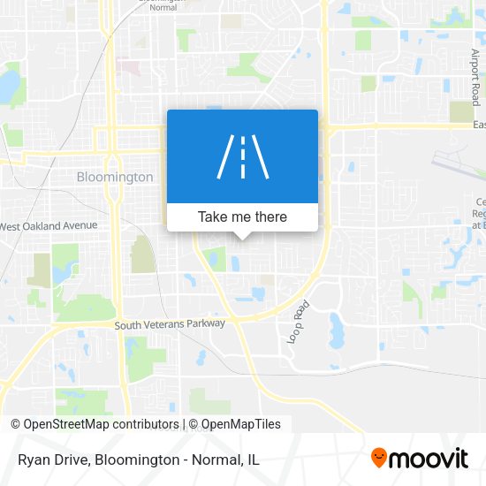 Ryan Drive map