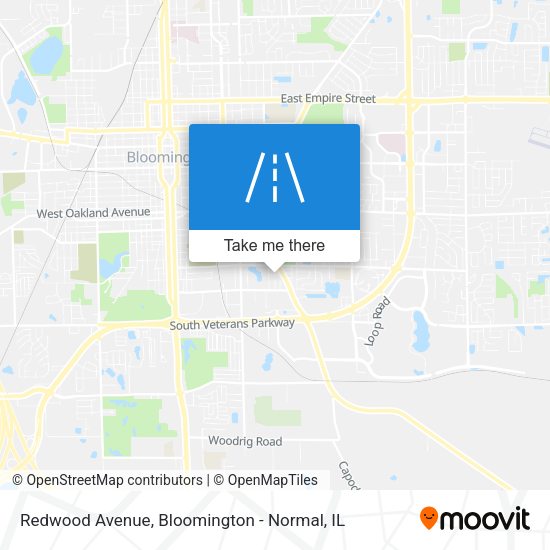 Mapa de Redwood Avenue