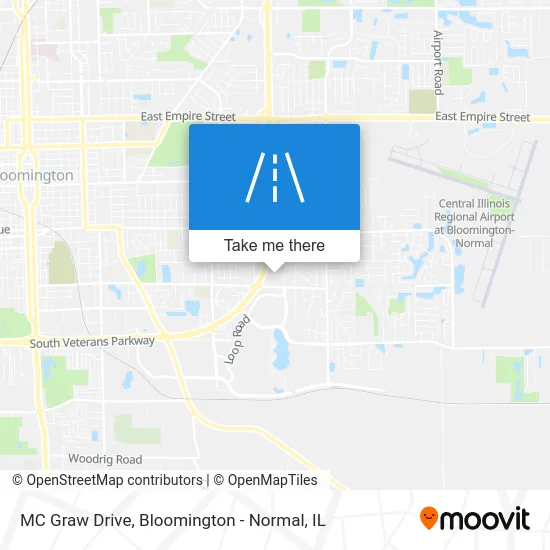 MC Graw Drive map