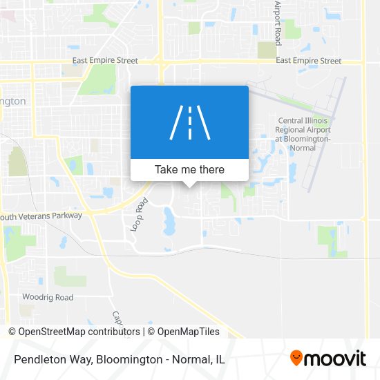 Mapa de Pendleton Way