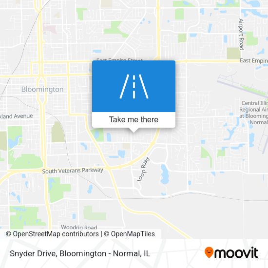 Snyder Drive map