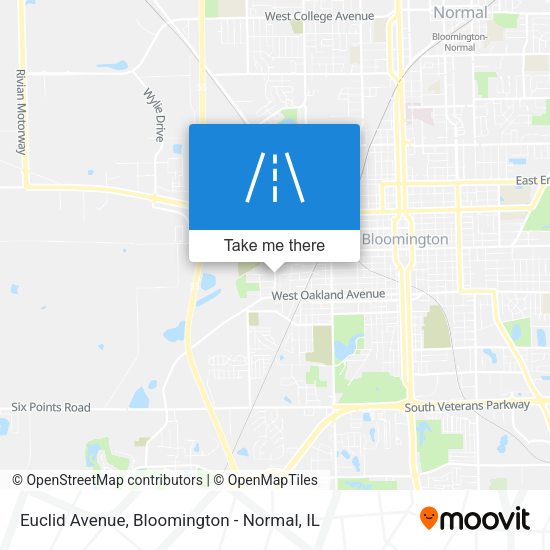 Mapa de Euclid Avenue