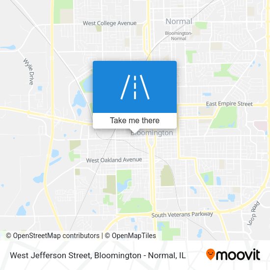 Mapa de West Jefferson Street