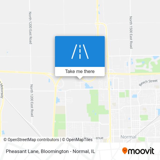 Pheasant Lane map