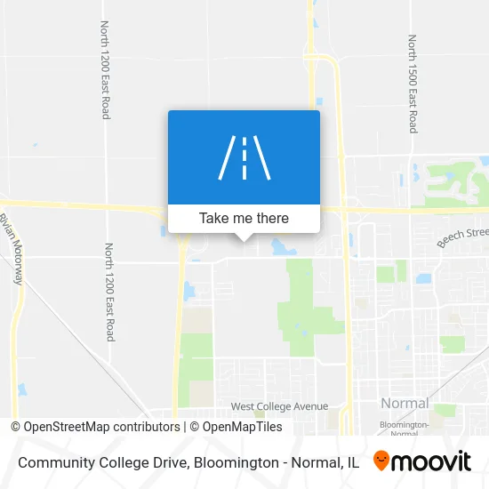 Community College Drive map