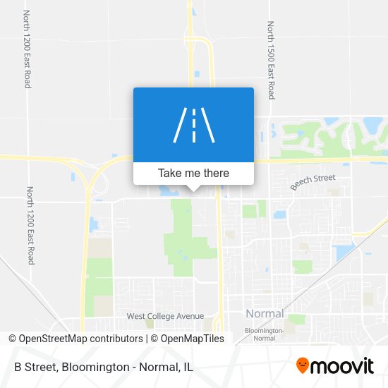 B Street map