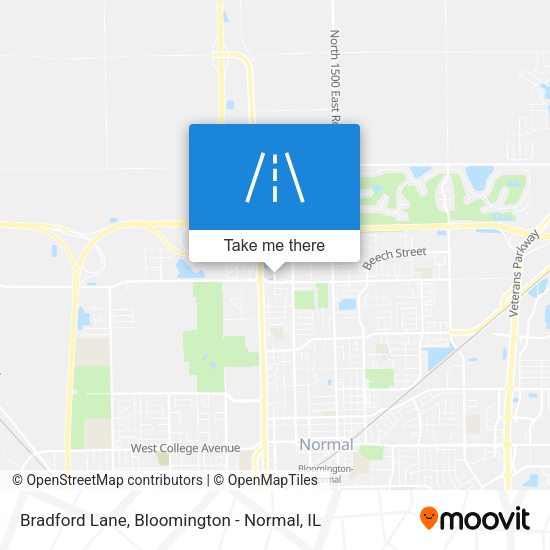 Mapa de Bradford Lane