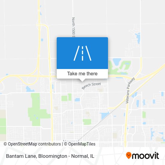 Bantam Lane map