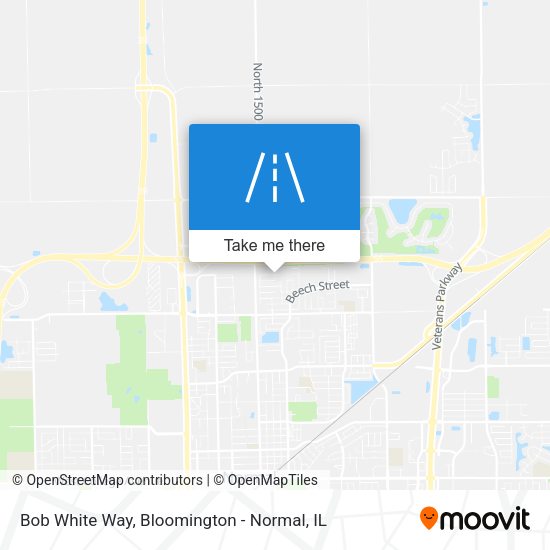 Bob White Way map