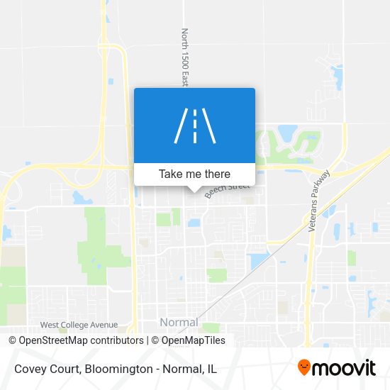 Covey Court map