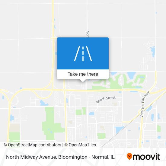 Mapa de North Midway Avenue