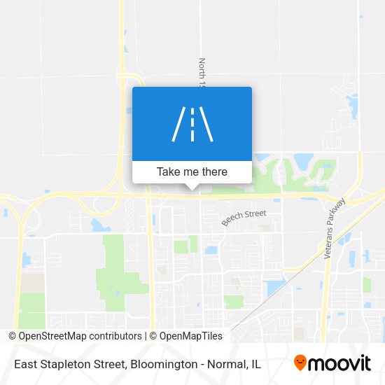 Mapa de East Stapleton Street