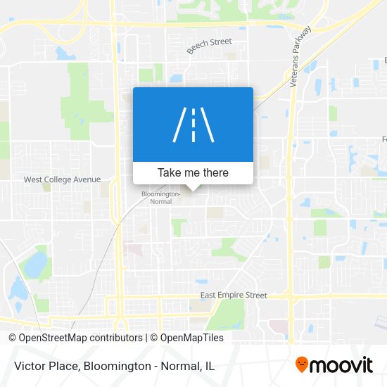 Victor Place map