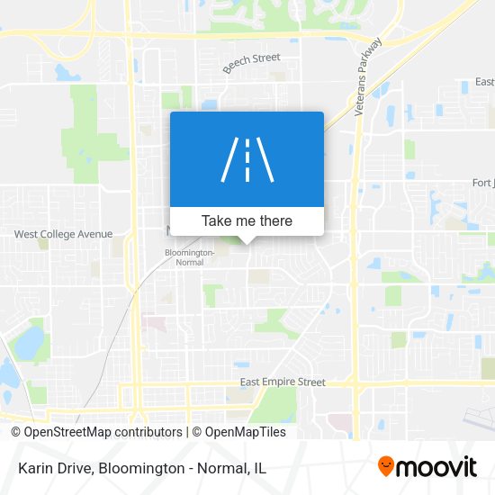Karin Drive map