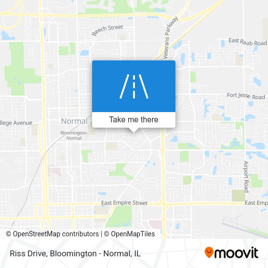 Riss Drive map